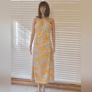 Siena Yellow Floral Maxi Dress